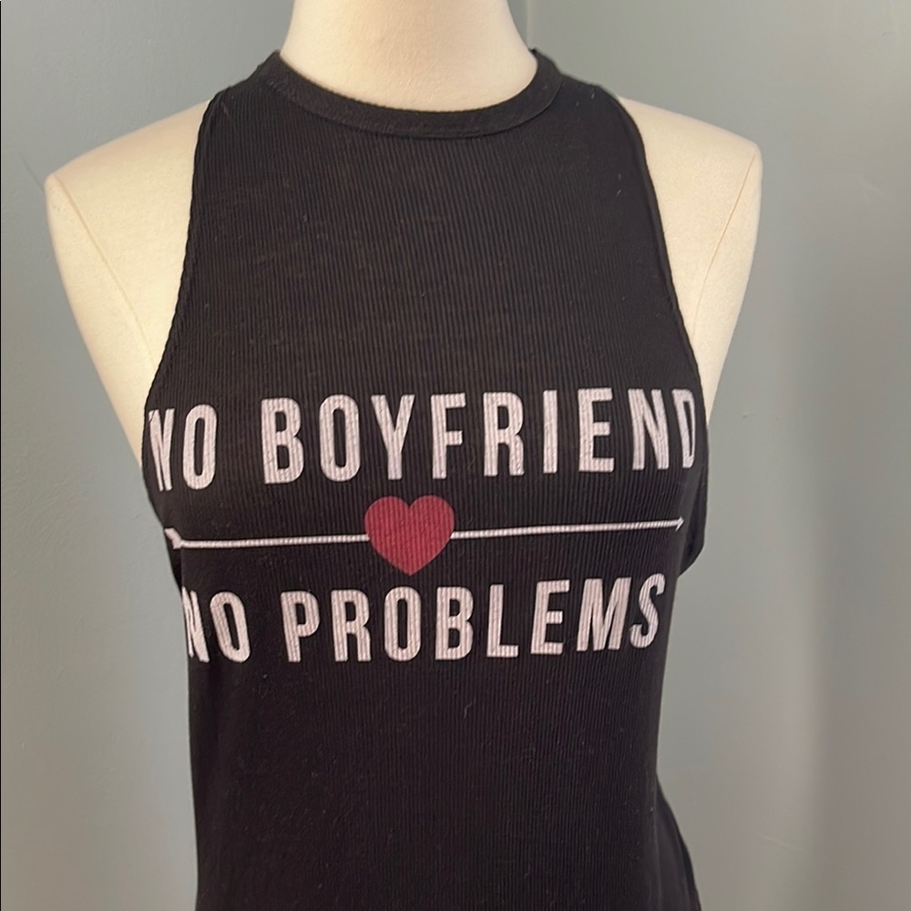 Black Sleeveless Tank Top